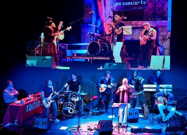 Concierto con Aulaga Folk para el programa «Discópolis» de Radio3 (rtve)