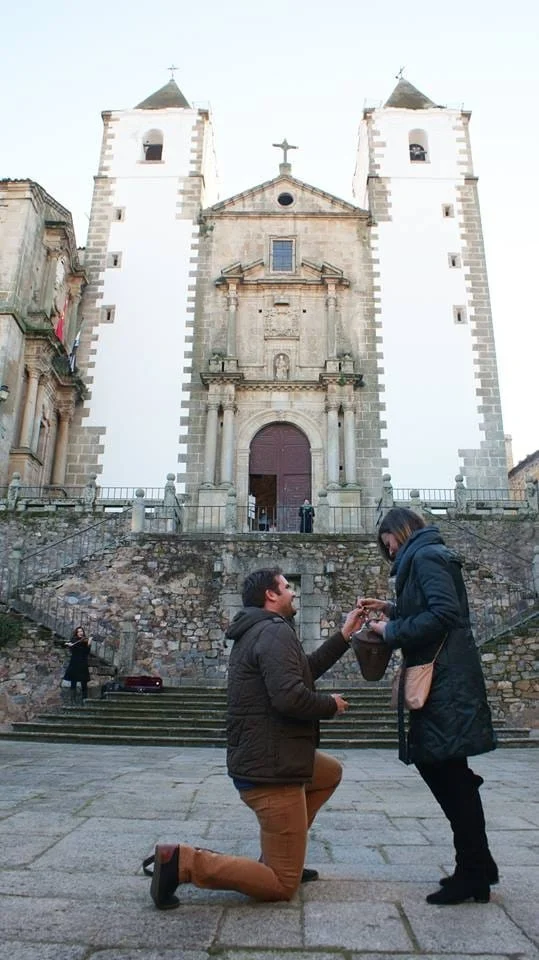 Pedida de mano en Cáceres