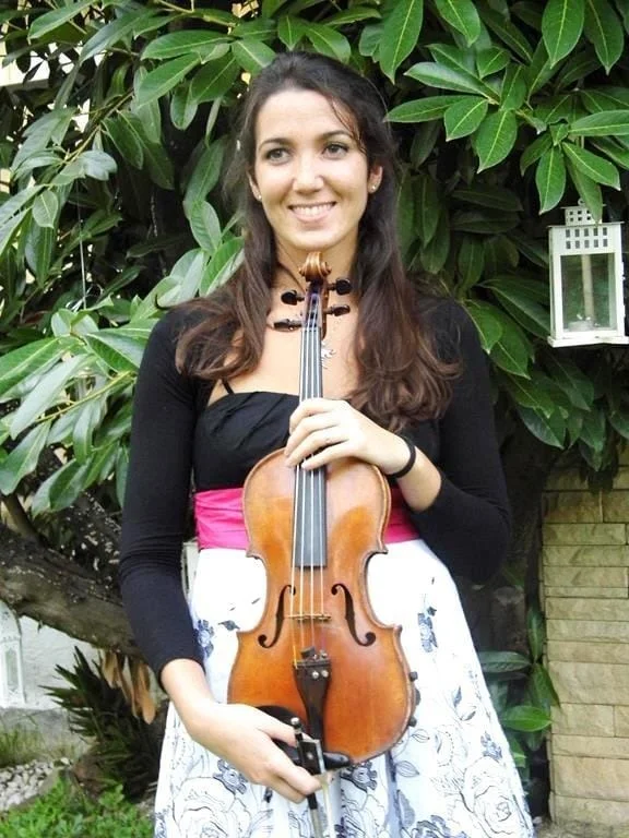Laura Castillo con su violín